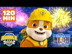 Rubble's Builder Cove Celebrations & Firework Show! w/ Charger & Mix | 2 Hours | Rubble & Crew