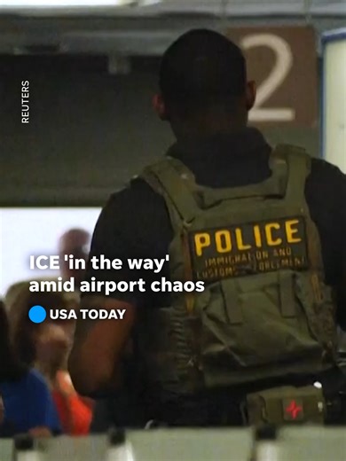 TSA officers say ICE agents are not helping with airport staffing shortages and are instead adding confusion as travelers face long delays. The pressure on the White House and Capitol Hill to end the monthlong shutdown of the Department of Homeland Security is at its highest point yet. President Donald Trump isn't yielding. Instead, he upended sensitive negotiations among lawmakers over the weekend, bucking Senate Republicans and aides by tying the shutdown fight to a voting restrictions bill th