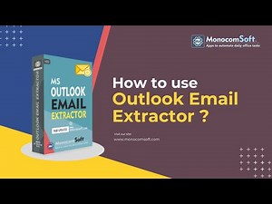 How to extract email addresses from Outlook Inbox, PST Files with MS Outlook Email Extractor?