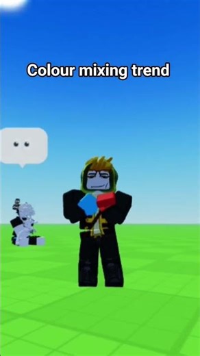 colour mixing trend #roblox #memes #funny