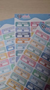 Work Schedule Tracker Planner Stickers - Etsy