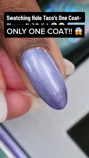 Swatching Holo Taco’s One Coat Chrome Nail Polish