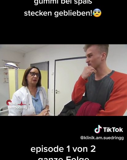 gummi bei spaß stecken geblieben! klinik am südring #fyp #viral #klinikamsüdring #foryou