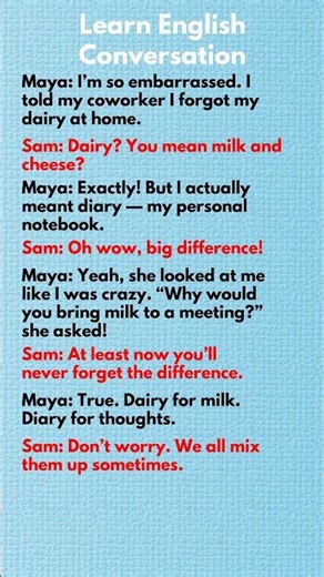 Dairy vs diary