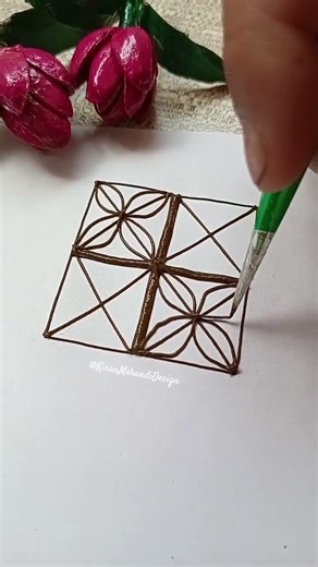 ❤️Wow So Amazing Design 😍👌|| Step By Step Mehandi Tutorial For Beginners||