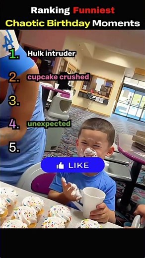 Ranking Birthday Party Catastrophes (The Last One is WILD) #funny #shorts