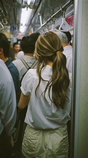 The Most Crowded Train You’ve Ever Seen! No Words, Just Vibes. NYC Subway Life 🎧🚇 Subway Life] Sleepy Girl Can’t Keep Her Eyes Open—Too Relatable! 😂#aigirl #traffic #viral #instadaily #reelschallenge #trains #fyp #rushhour #instagood | America Unfiltered