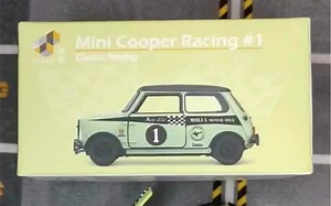 1：50微影Tiny 迷你MINI Cooper GULF海湾1号8号赛车合金汽车模型