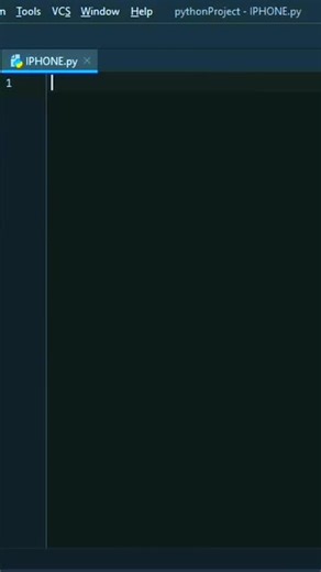 Create a iphone using python😁#foryoupage❤️❤️ #foryou #iphone #tiktok