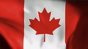 Canada Flag, Waving Flag, Canada. Free Stock Video