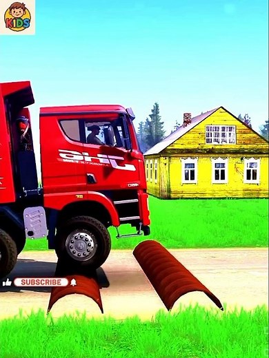 Extreme MudRunner Truck Gameplay 🚚 | Dangerous Mud Road Challenge #mudrunner #truckgame