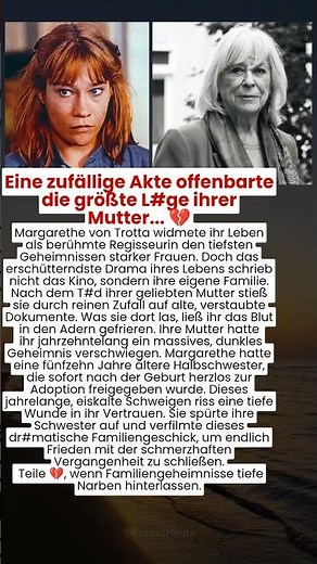 Eine zufällige Akte offenbarte die größte L#ge ihrer Mutter... 💔