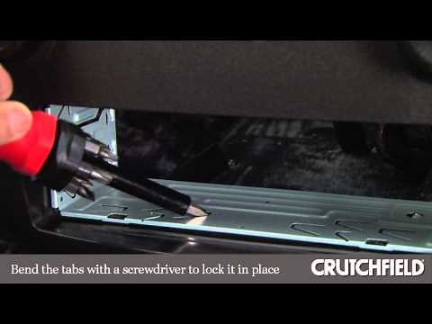 How to Remove and Install a Car Receiver DIN Sleeve Demo | Crutchfield Video