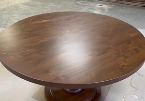 Round Hand Crafted Pedestal Dining Table - Etsy