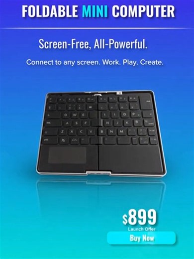 Foldable MINI PC#wesmartlife #minipc #minipcgaming #pocketcomputer