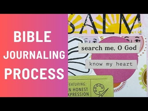 Bible Journaling Process | Illustrated Faith Summer in the Psalms | Creative Bible Journaling