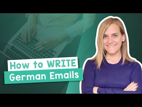How to WRITE German Emails - Easy Writing Practice - A1/A2