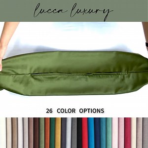 Extra Long Velvet Bolster Pillow Cover With Piping *body Pillow *cylindrical Pillow *yoga Cushion *custom Bolster for Bed Sofa (only Cover) - Etsy
