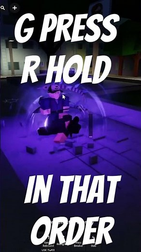 How to use the new black hole jujutsu shenanigans #jjs #roblox #funny