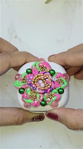 Polymer Clay Bead decor✨️🌸🌼 #shorts #trending #viral #ytshorts #love #youtubeshorts #short #art