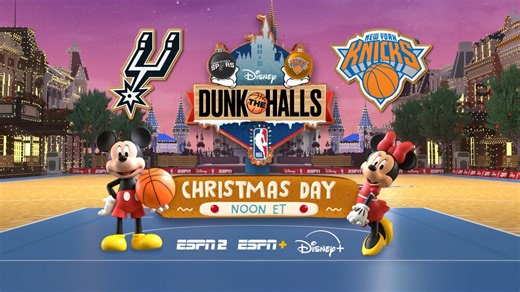Disney, ESPN & NBA Shoot for a Seasonal Slam with 'Dunk the Halls' Real-Time Animated Event | Animation Magazine