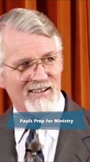 David Pawson - Paul’s Prep for Ministry
