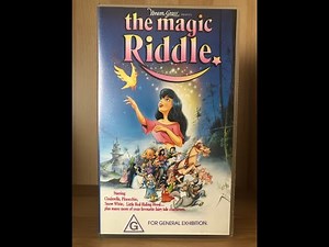 Opening To The Magic Riddle 1992 VHS (Australia)