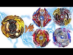 GOD FOUR SPIN EMPERORS vs DARK KNIGHT DRAGOON | Beyblade Burst ベイブレードバースト