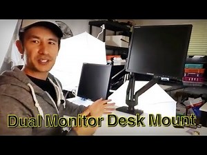 Bestand Dual Monitor Arm Desk Mount w/ Swivel Gas Spring Review