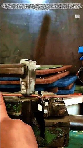 The art of bending copper to make cage accessories