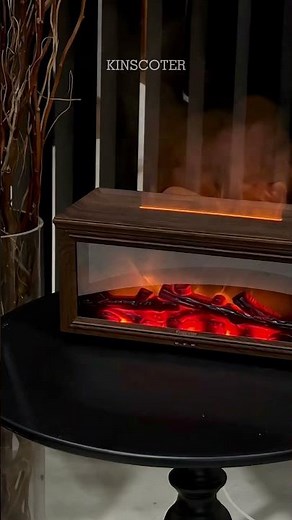 ✨Lifelike Fireplace Diffuser! Aromatherapy + Decorative Flame – Bedroom & Living Room Must-Have#home