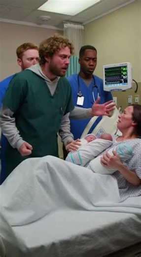 Father Loses It After Twin Birth #shorts #sora