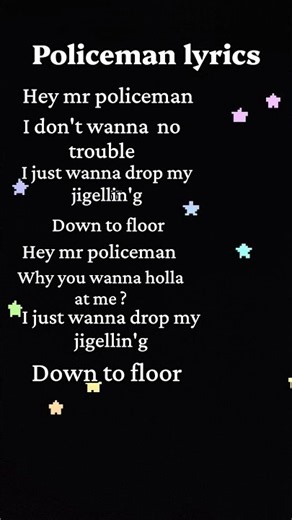 hey mr policeman lyrics.ft Eva simons