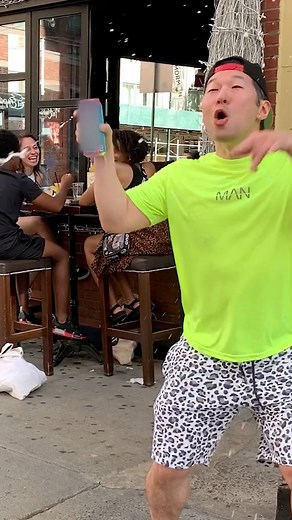 My guy at the end liked it a little too much 😂😂 #reels #viral #funny #saweetie #comedy | Funny in Public