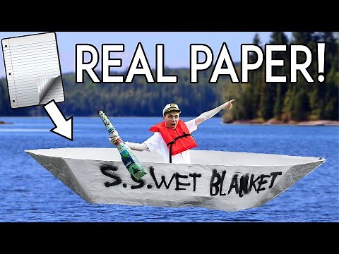 How Far Can I Sail in a Paper Boat?