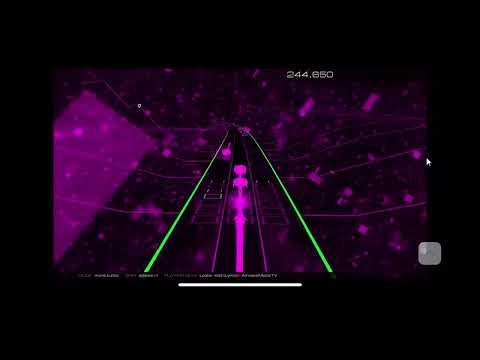 Audiosurf 2 Ep. 3196: Loote - lost. 491K score. Mono Turbo.