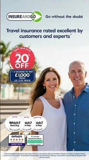InsureandGo New Year Sale – Save on Travel Insurance