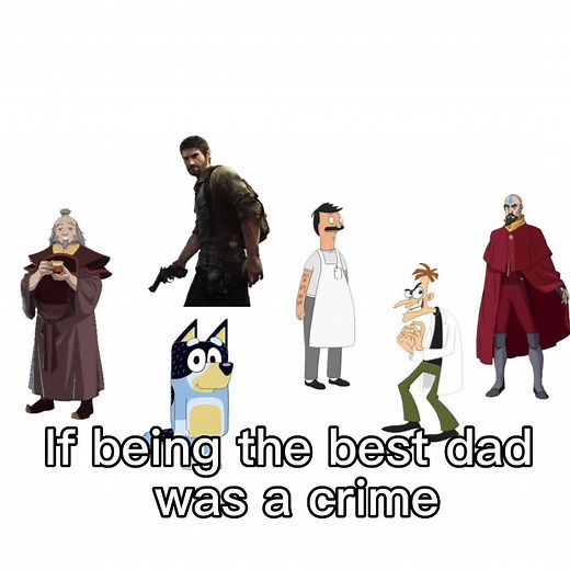 These dads get the death penalty #banditheeler #bobbelcher #joelmiller #doofenshmirtz #tenzin #iroh #thelastofus #bobsburgers #bluey #phineasandferb #legendofkorra #atla #gooddads #daddyissues #dadsoftiktok #fypシ #tiktok