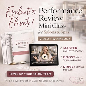 Performance Review for Salons & Spas | Video   Workbook, Salon Owner Employee Evaluation Guide – Instant Download - Etsy Canada