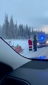 Looks like Santa got pulled over this year… Maybe speeding with the sleigh? Too many cookies? Or the reindeer weren’t wearing seatbelts again? 🤣 One thing’s for sure: even the police can’t stop Christmas from coming! 🎄✨ 👇 Be honest… What do you think Santa did this time? 😂 | Waiting for Christmas