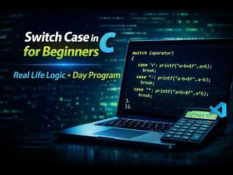 Build a Simple Calculator in C | Switch Case Project for Beginners