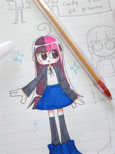 Romantizando una página random de mi cuaderno