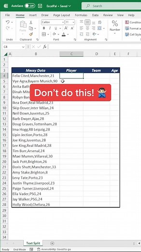 Make Excel Do the Work for You 🤖 🚀 Master Excel with simple tips & tricks that save time, boost productivity, and make your work smarter! Whether you’re a beginner or pro, these hacks will change the way you use Excel forever. Stay tuned for daily Excel shorts packed with powerful formulas, shortcuts, and automation techniques. 👉 Follow me for more Excel hacks, tutorials & automation secrets that will make your work-life easier. Don’t just work hard, work smart with Excel! 💡 #ExcelTips #Exce