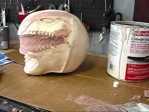 How to sculpt wit bondo! PT 1 Blue ranger