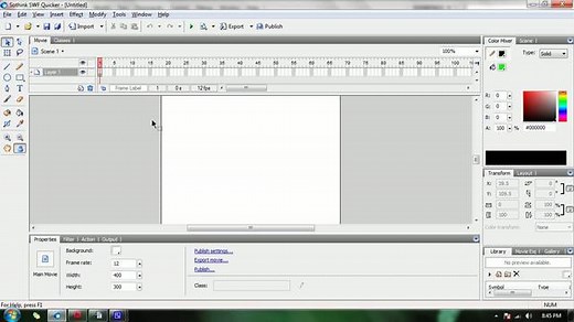 Flash / SWF Quicker Tutorial #1