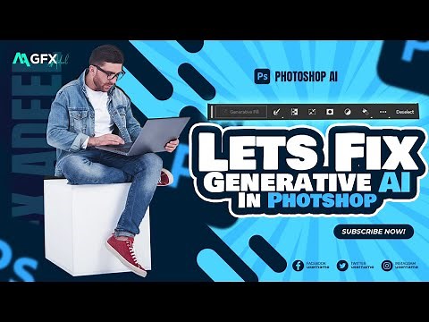 Generative Fill AI | Not working in photoshop | Lets Fix