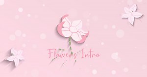 Women's Day Flowers Logo Reveal