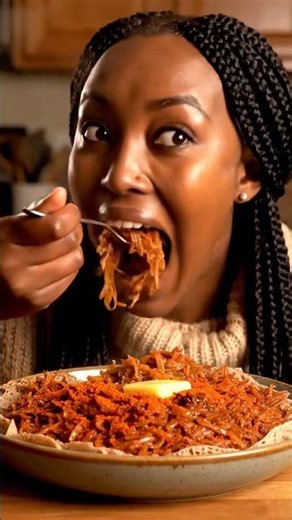 BEST Breakfast EVER! 🔥 Ethiopian Fir\\ Fir Comfort Food Bliss 🇪🇹