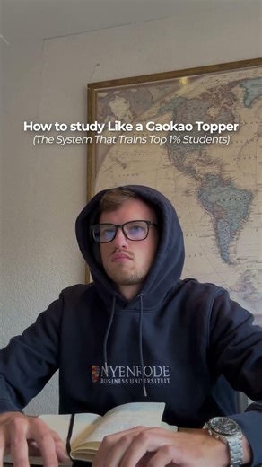 How to study like a Gaokao topper. The system that trains top 1% students.