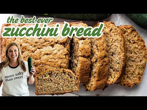 How to Make the BEST Zucchini Bread Ever (4 different ways)
